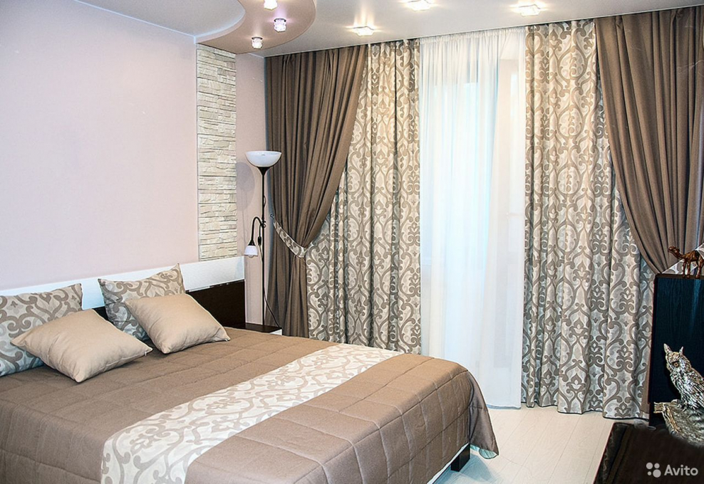 Дизайнерские шторы для спальни