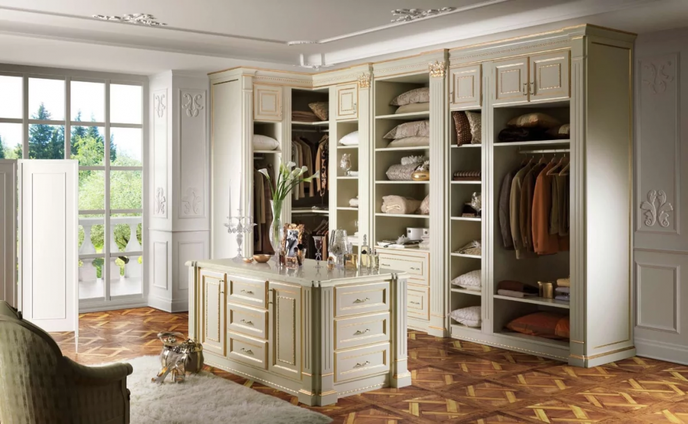 Гардеробные Италия классика