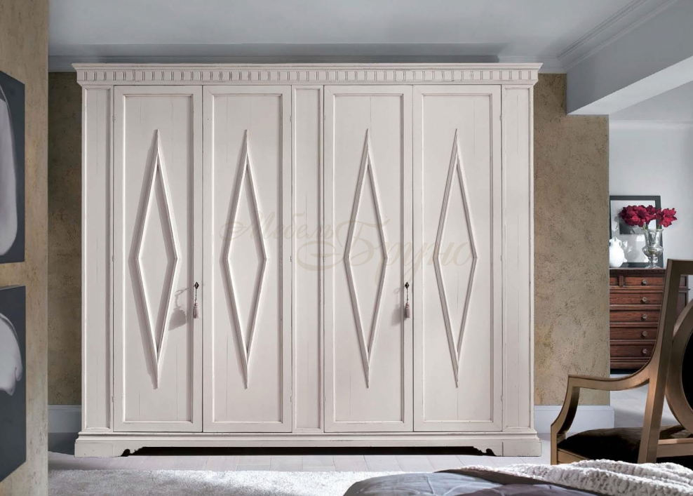 Шкаф распашной ИНКОЛ-2 массив