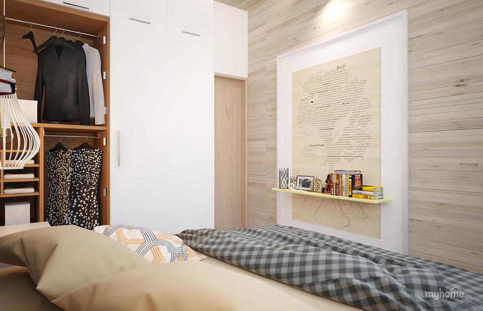 Варианты интерьера спальни в скандинавском стиле