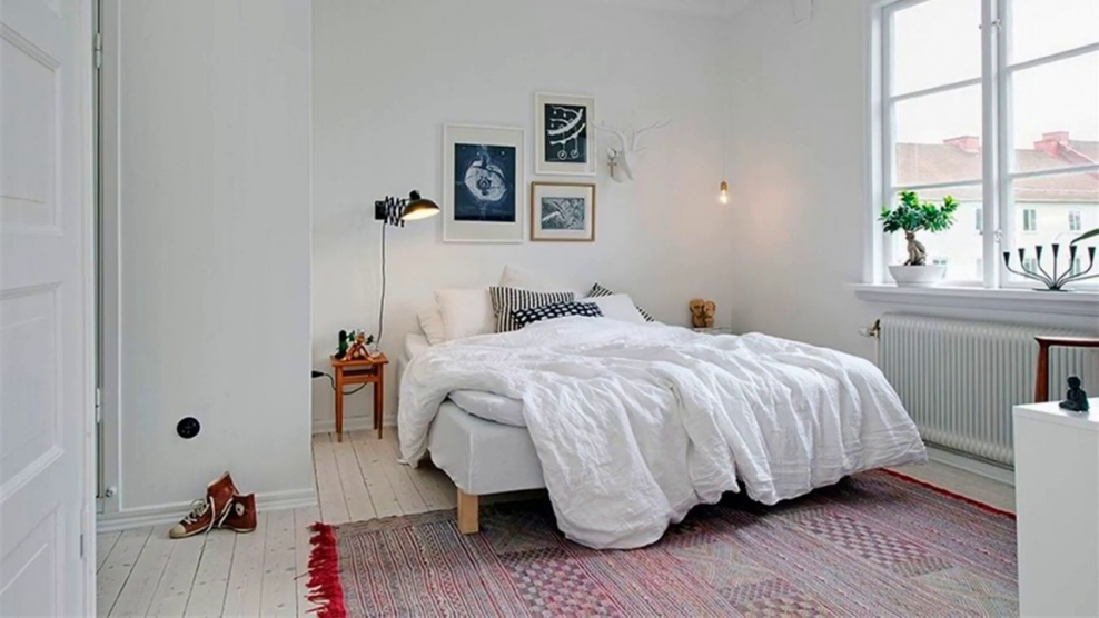 Спальня Минимализм Сканди