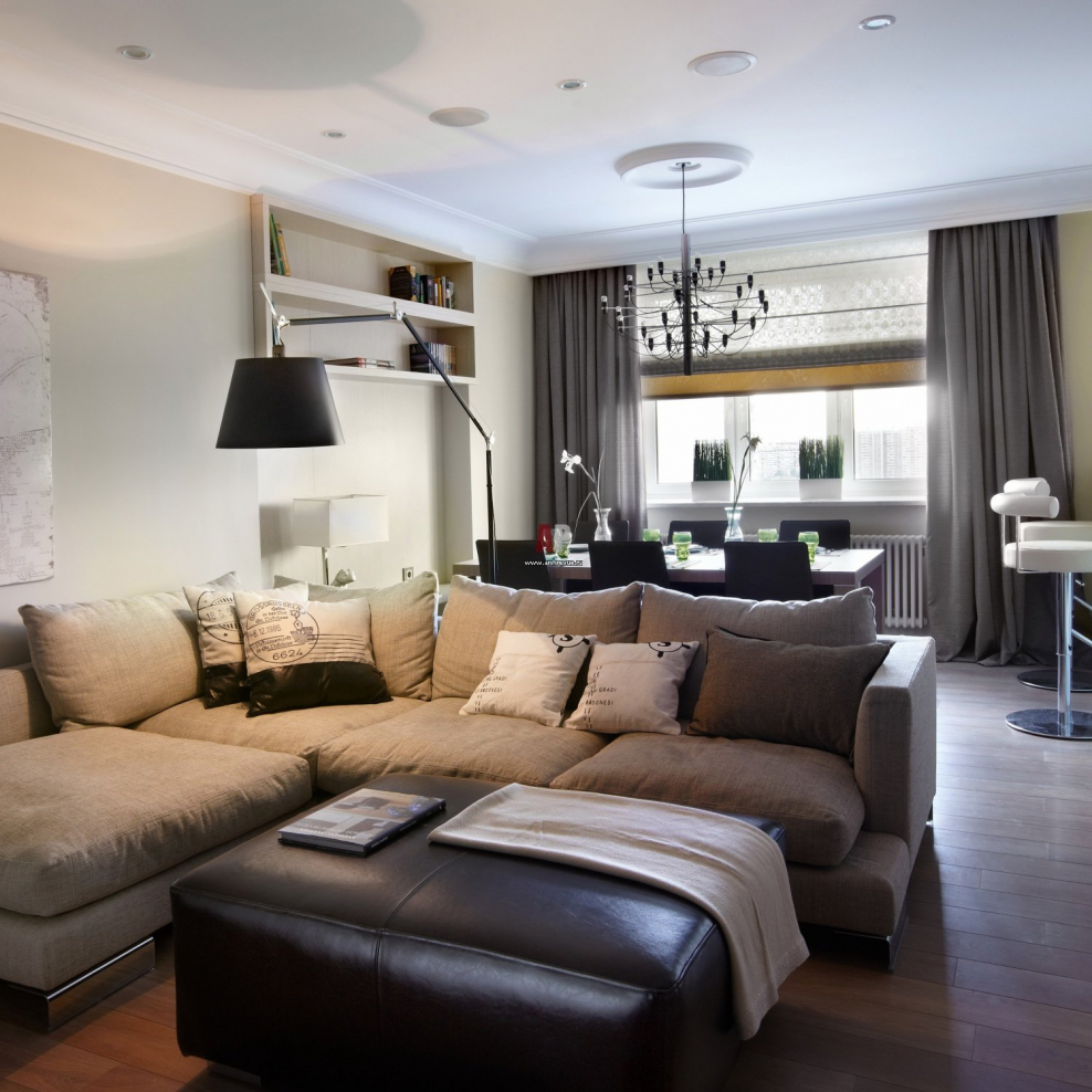 Интерьер квартиры на 130 кв