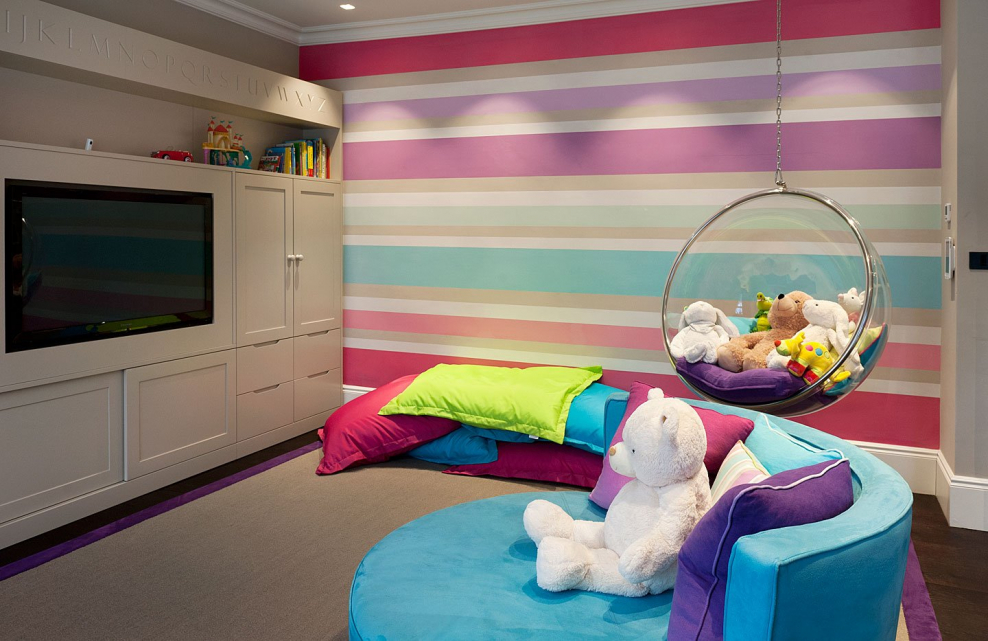 Яркий интерьер детской