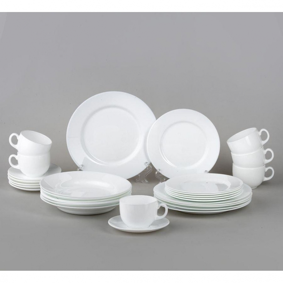 Сервиз столовый эври дей белый Люминарк 30 предметов
