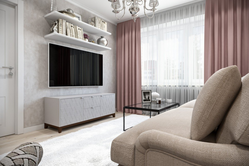 Интерьеры маленьких гостиных