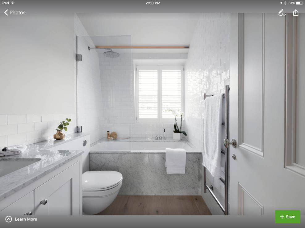 Уютная современная ванная комната