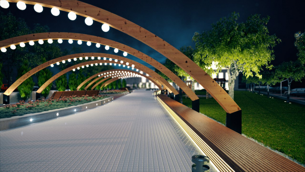 Парк Горького ландшафт