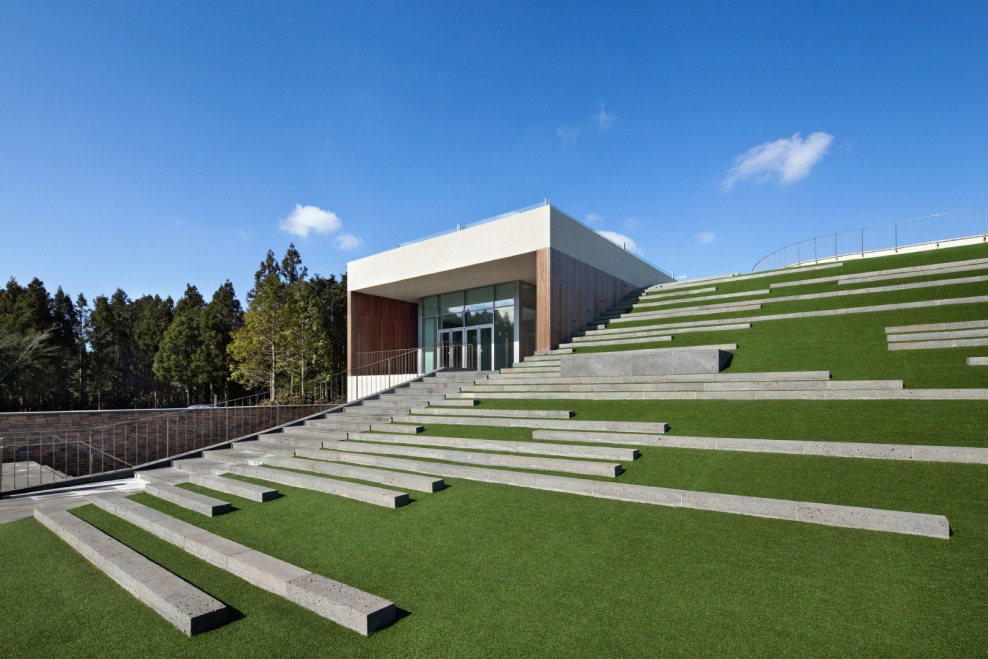 Зеленая архитектура амфитеатр