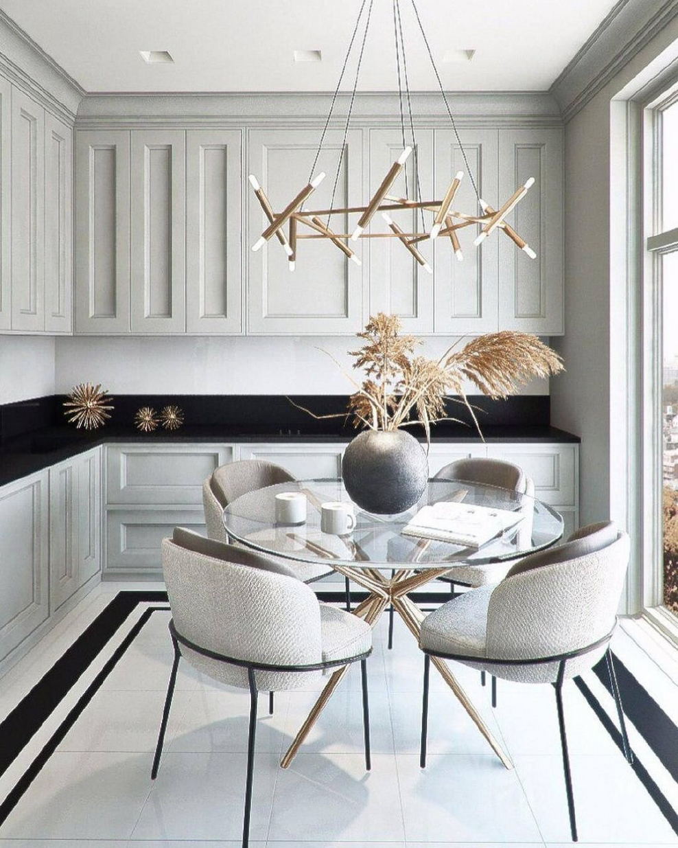 Современная классика в интерьере кухни