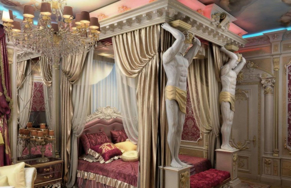 Спальня рококо Барокко