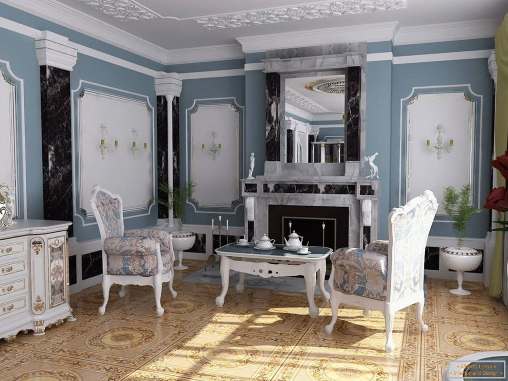Детская комната в стиле Барокко