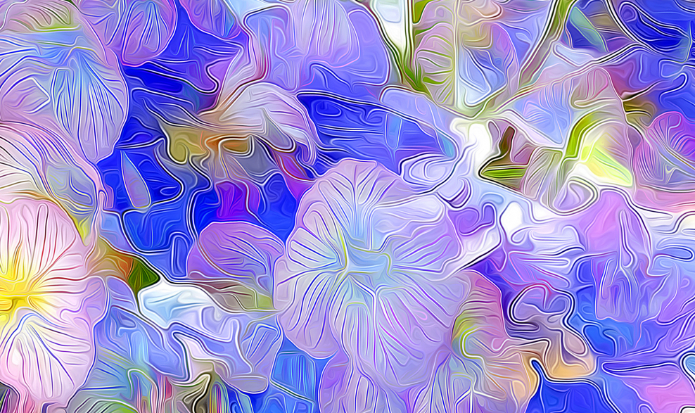 Абстрактные цветы