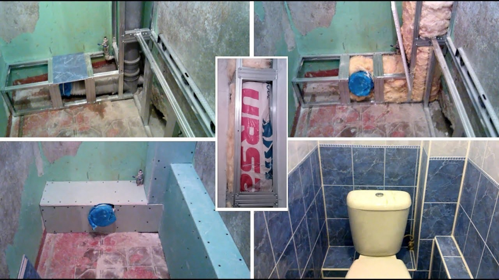 Короб для труб полотенцесушителя