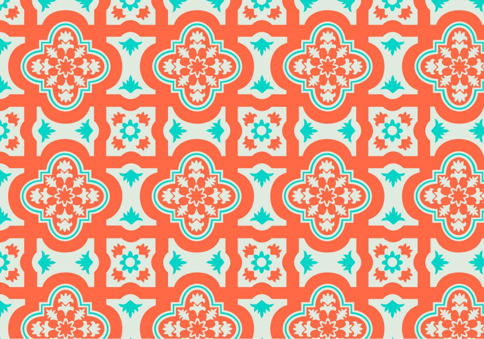 Марокко национальные узоры Марокко вектор