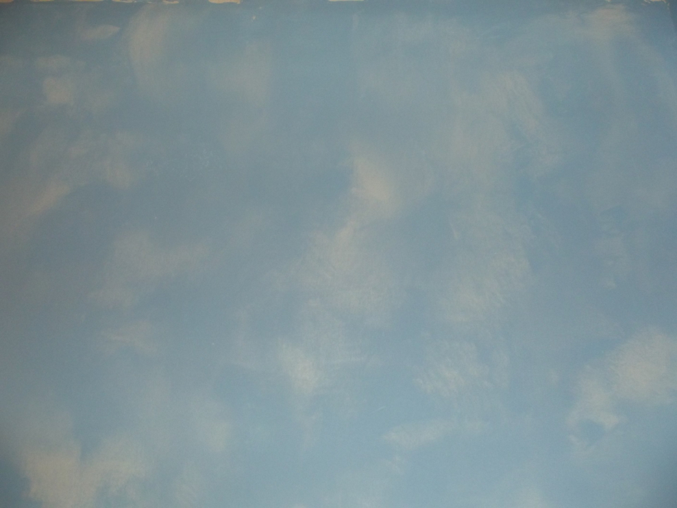 Акварельные разводы на стене