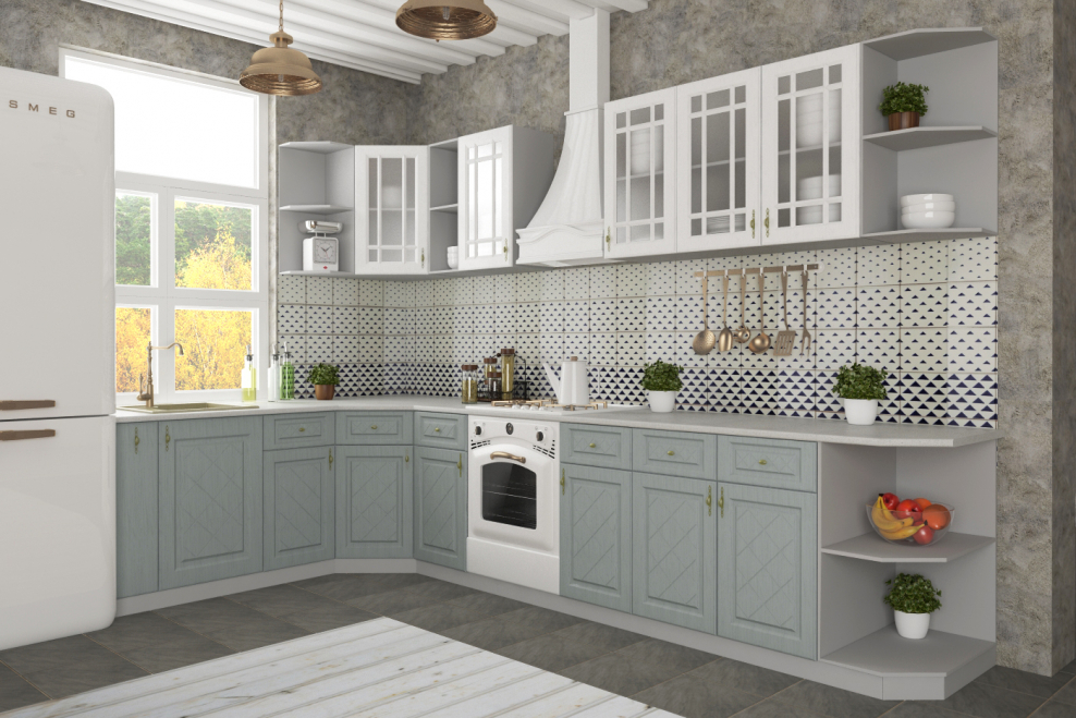 Кухня Гранд ДСВ белая