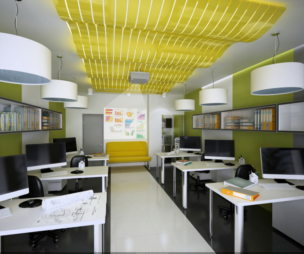 Современный интерьер учебного