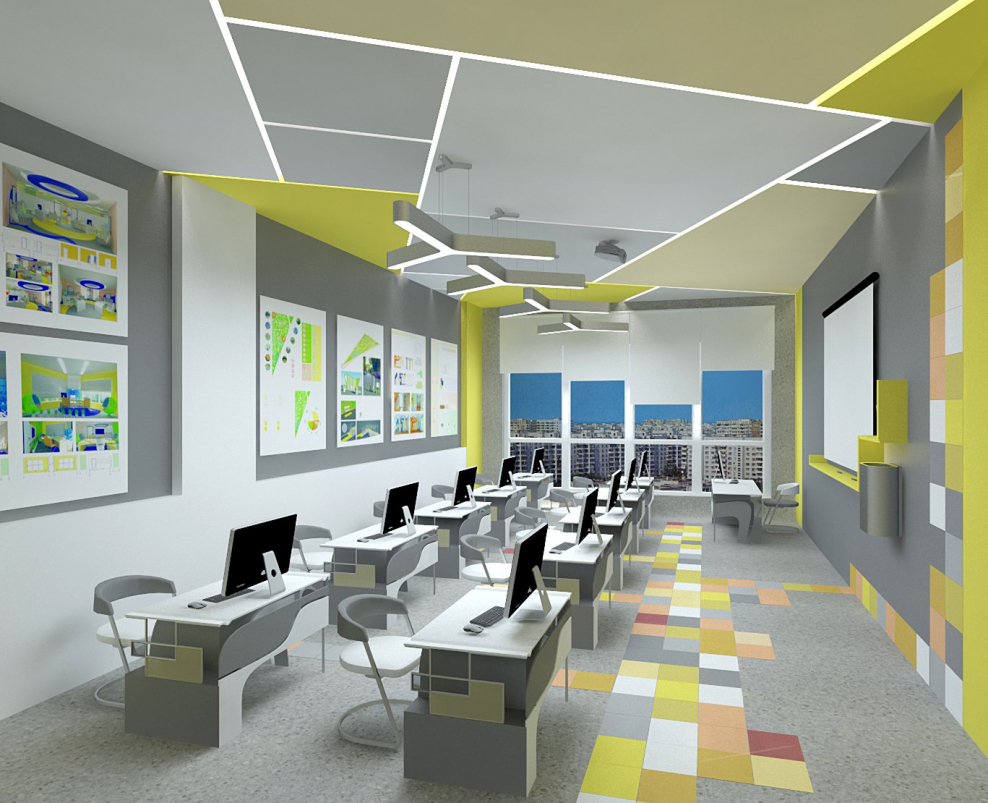 Интерьер школы