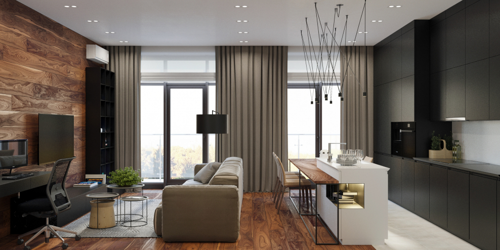 Квартира студия студента интерьер