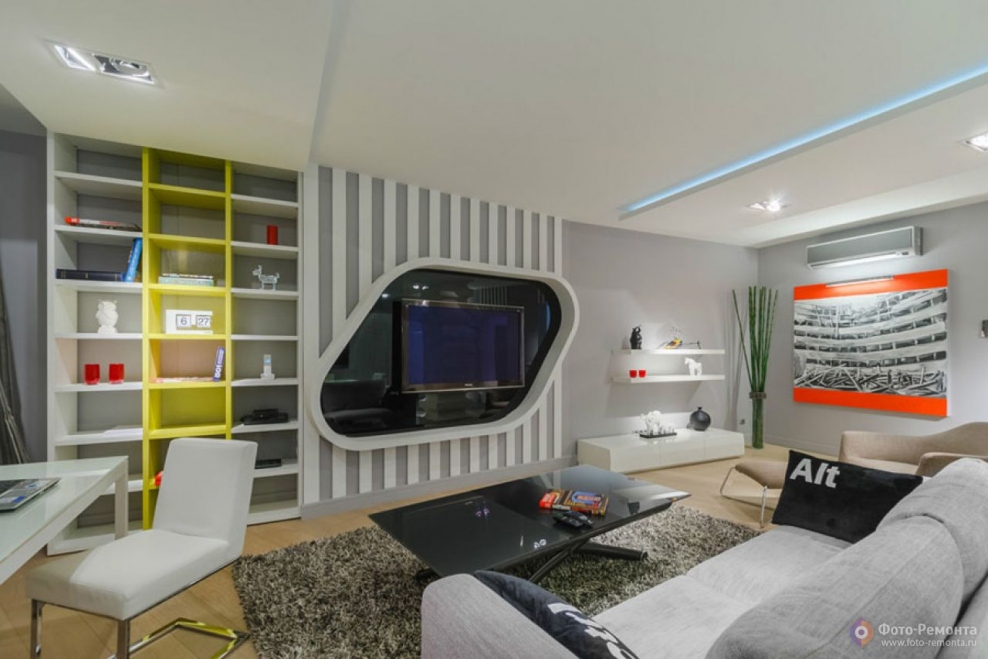 Футуристический стиль в интерьере детская