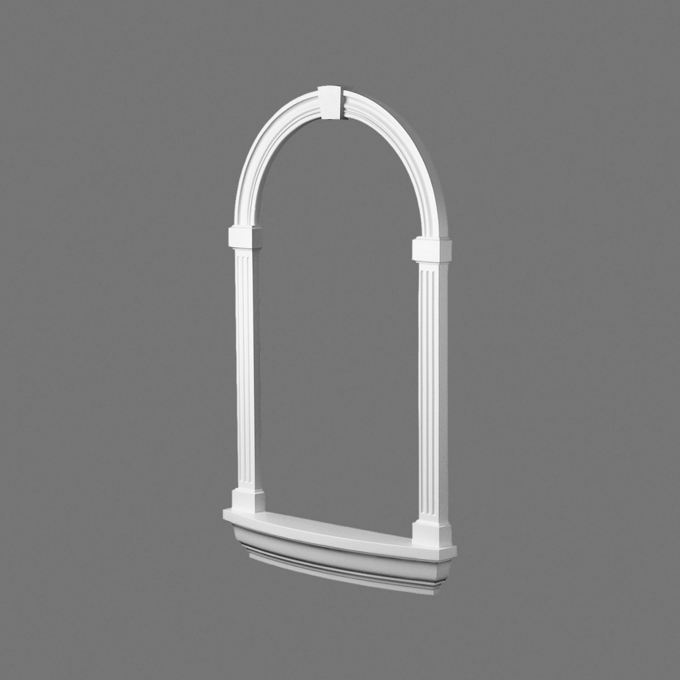 Отделка арок лепниной