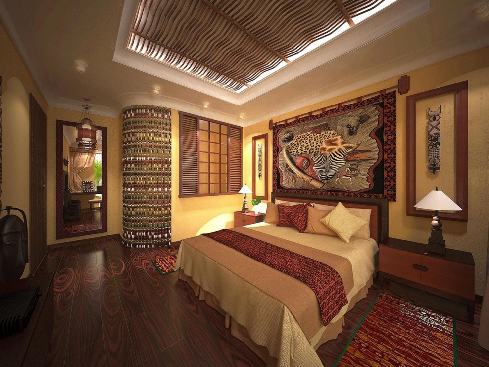 Этностиль Африка интерьер