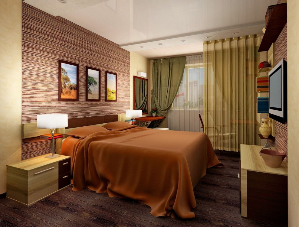 Спальня в африканском стиле