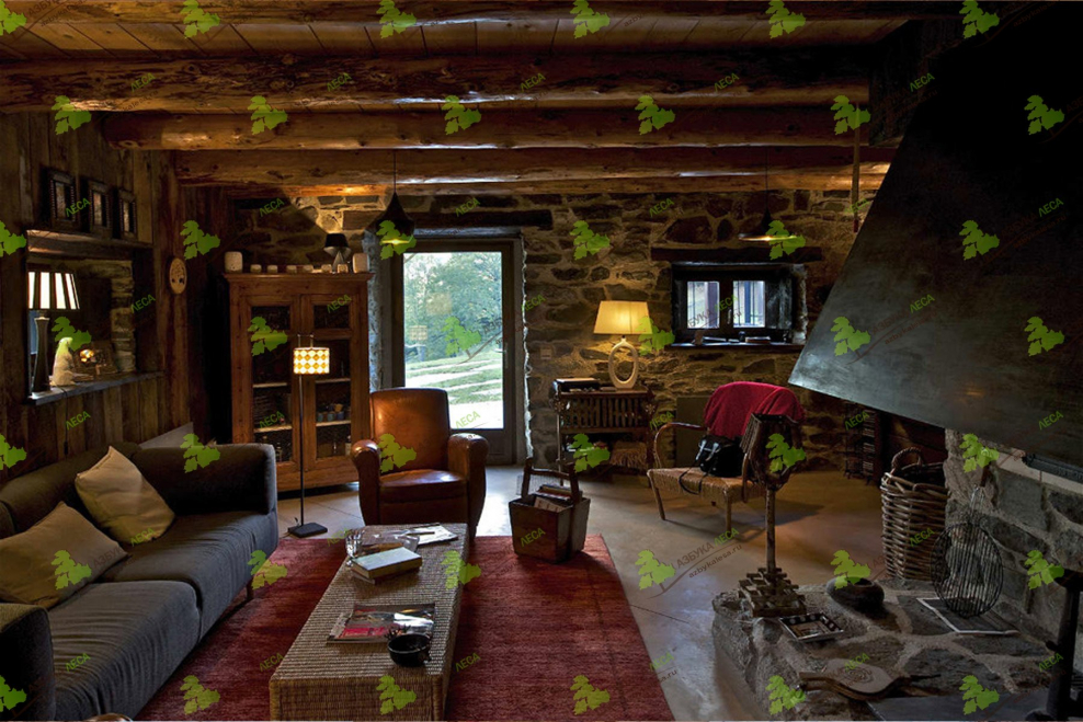 Деревянный интерьер под старину