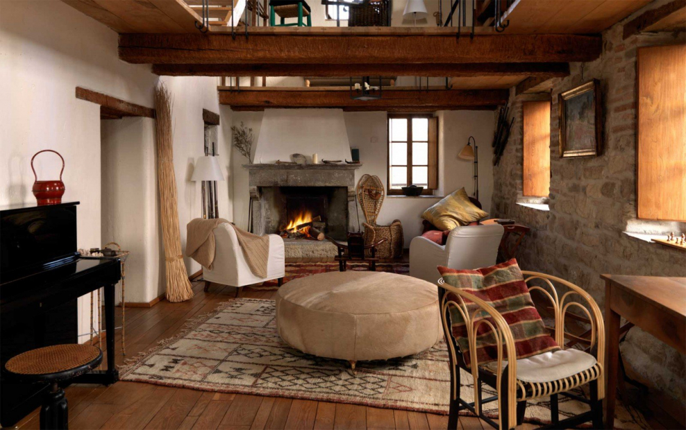 Итальянский дом внутри