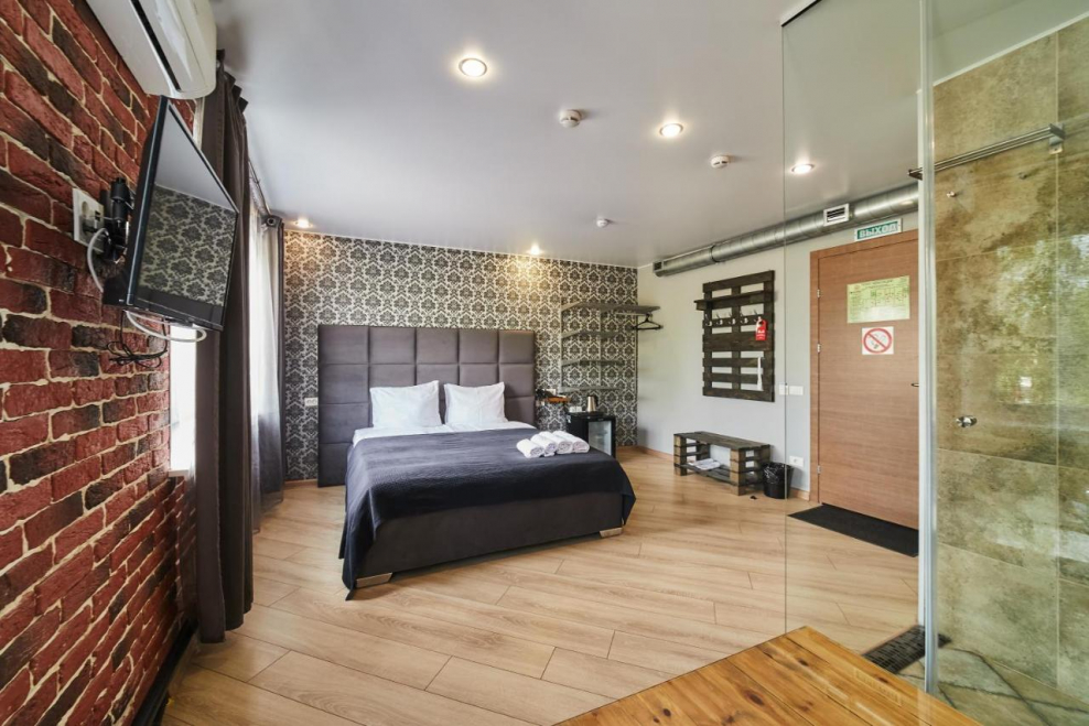 Гостиничные номера в стиле лофт