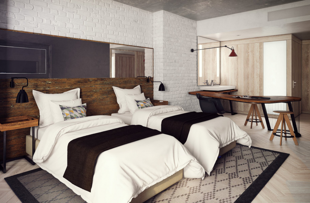 Гостиничный номер лофт