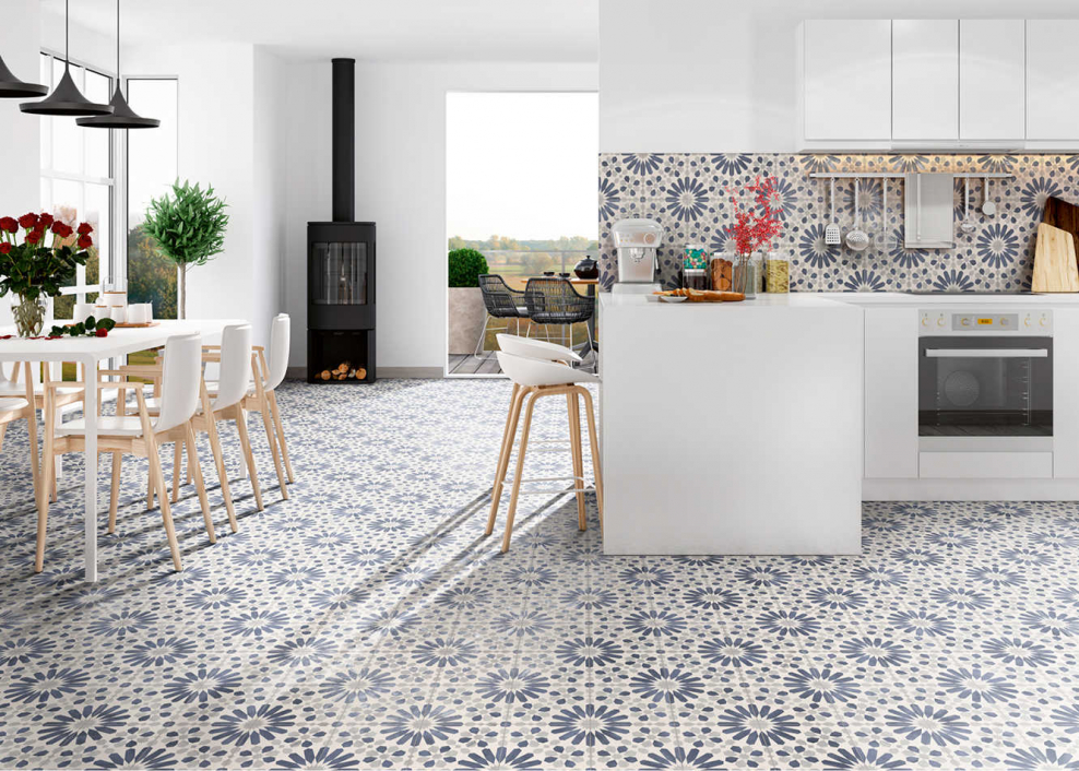 Керамогранит Marrakech Blue 44.2x44.2