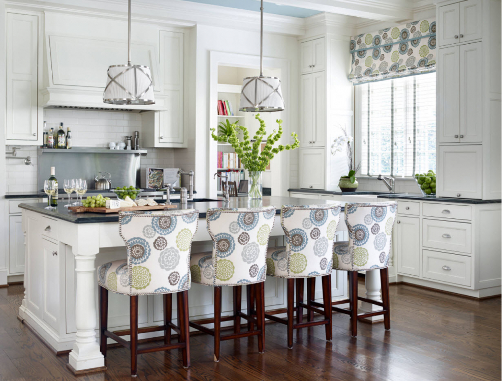 Декор белой кухни