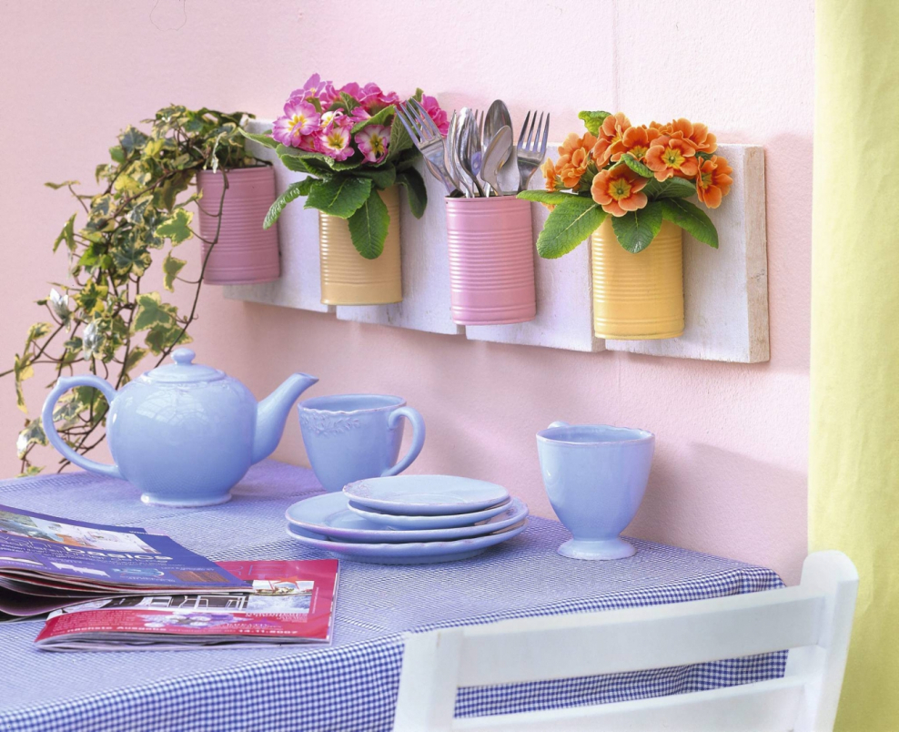 Цветочный декор для кухни