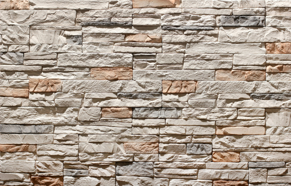 Декоративный камень скала белая Камтек