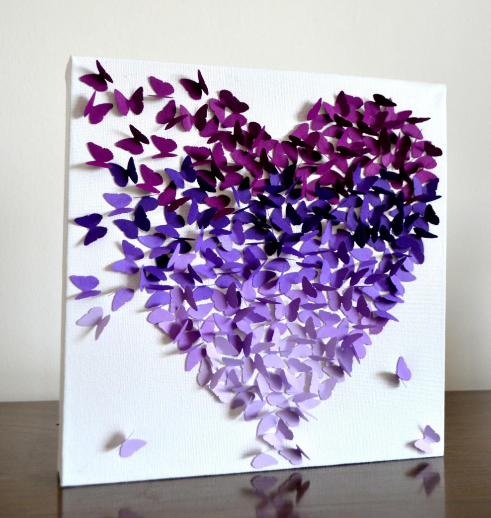 Бумажное панно на стену