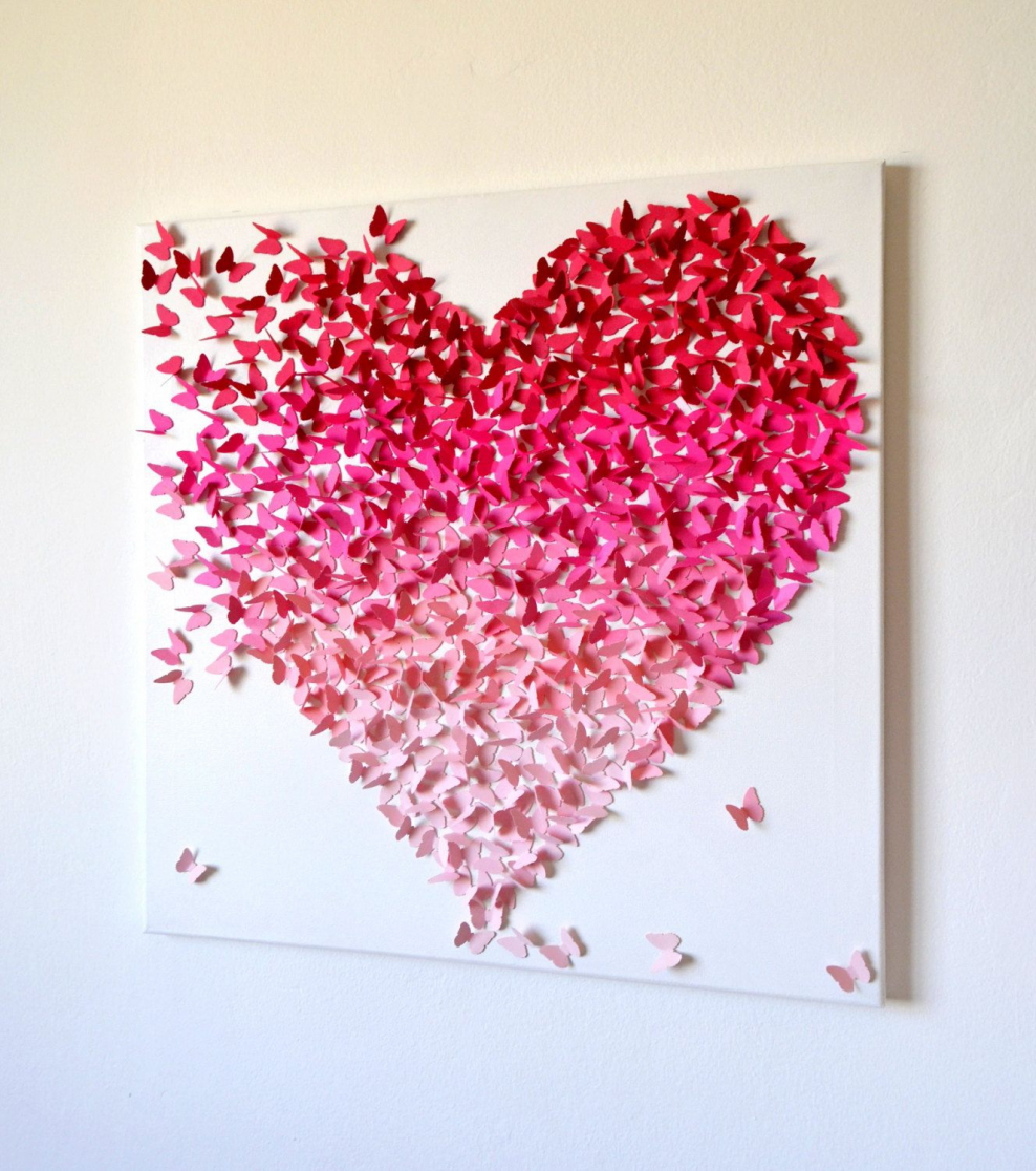 Поделка в виде сердца