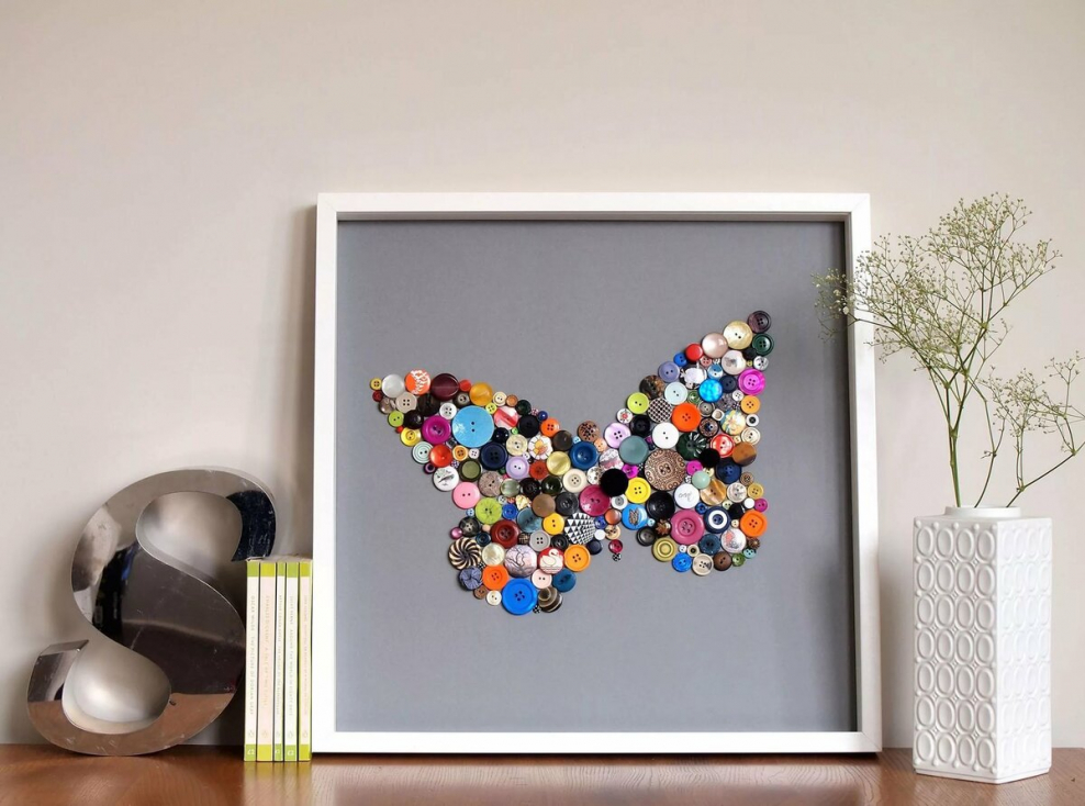 Панно из необычных материалов