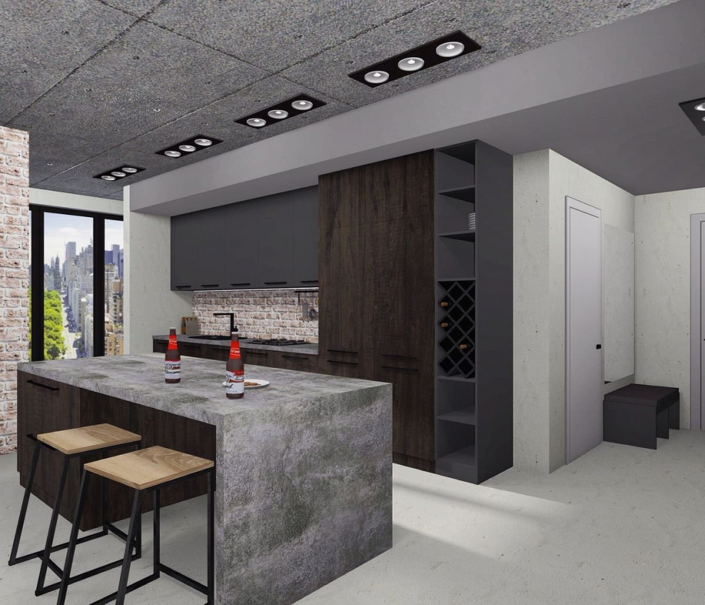 Брутализм в архитектуре интерьер