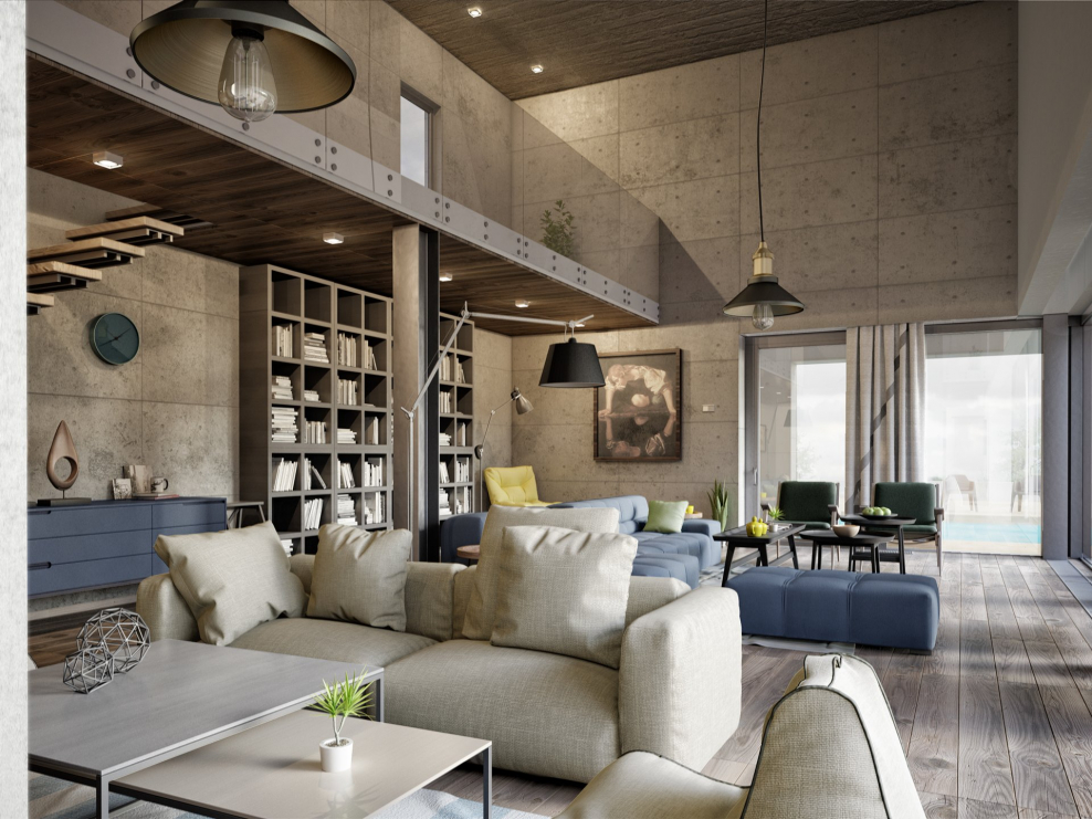 Стиль брутализм в интерьере