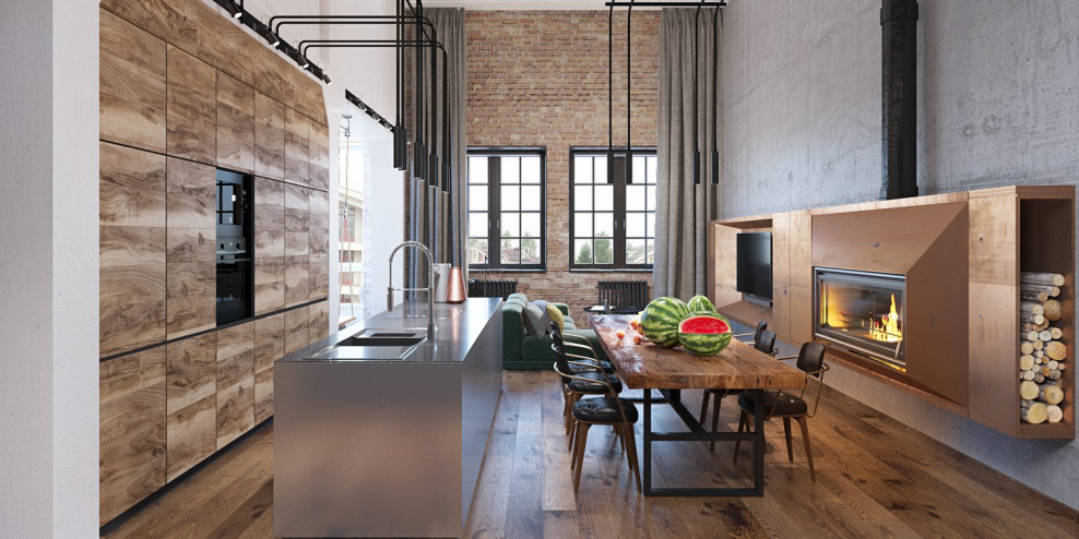 Стиль брутализм в интерьере