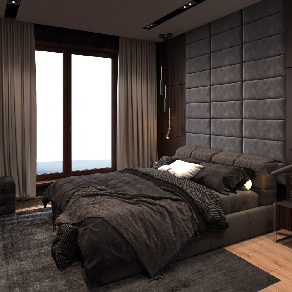 Интерьеры для мужского жилище