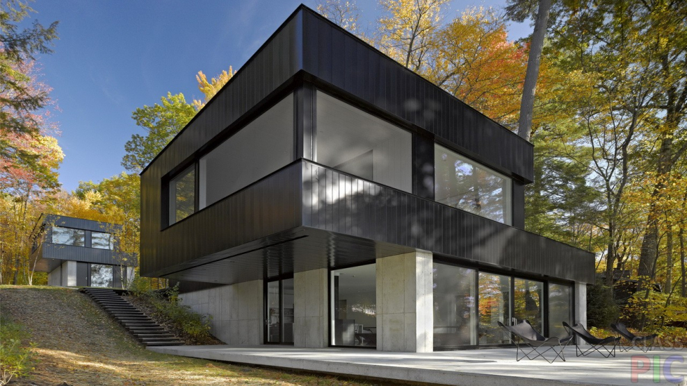 Дом в стиле хайтек Графский лес