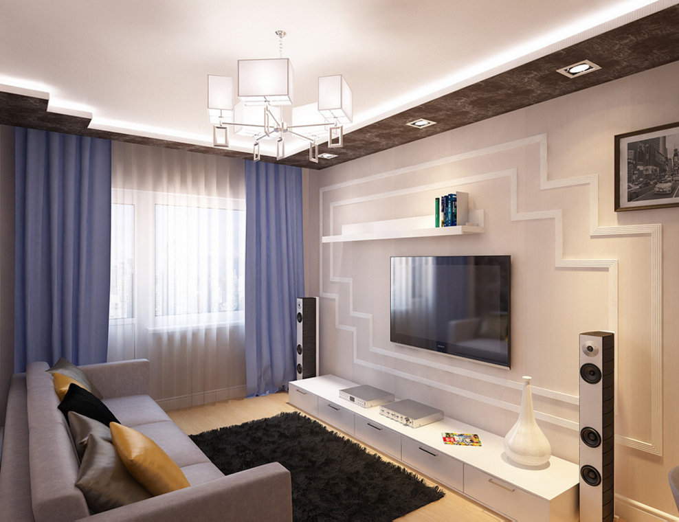 Интерьер комнаты в хрущевке