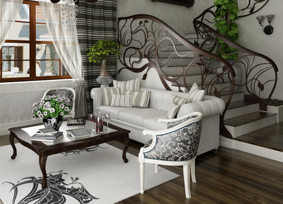 Стиль Модерн в интерьере