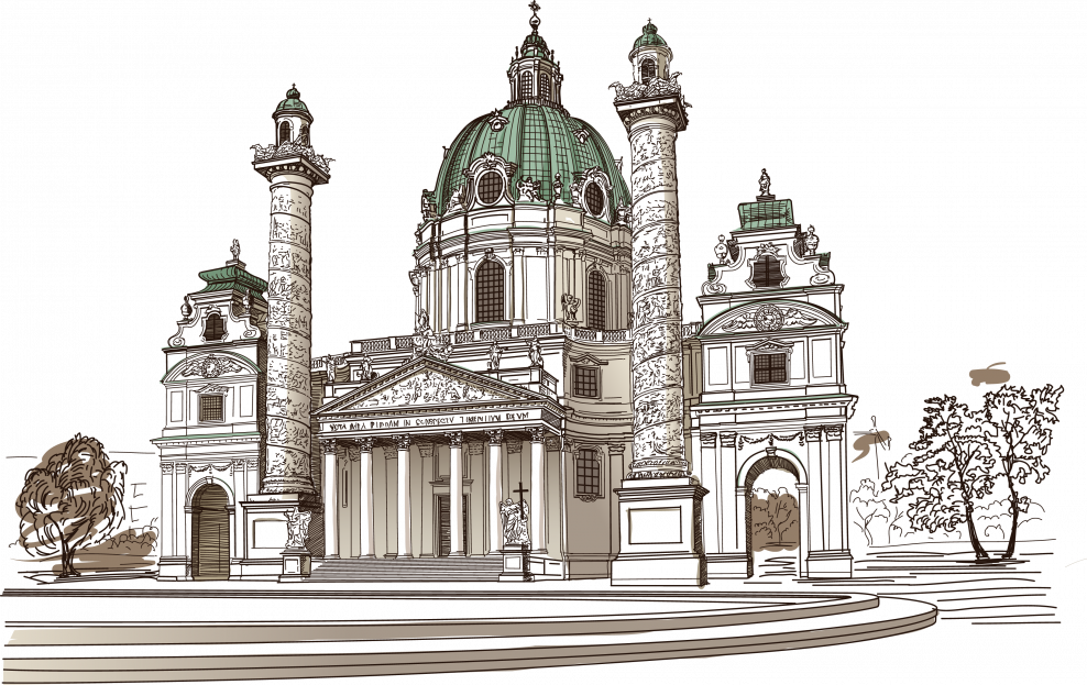 Церковь Карла Борромея в Вене