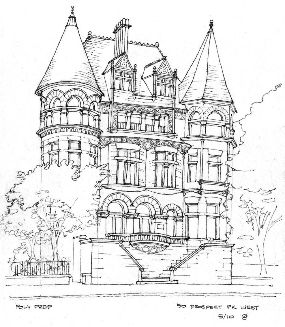 Архитектура Барокко зарисовки