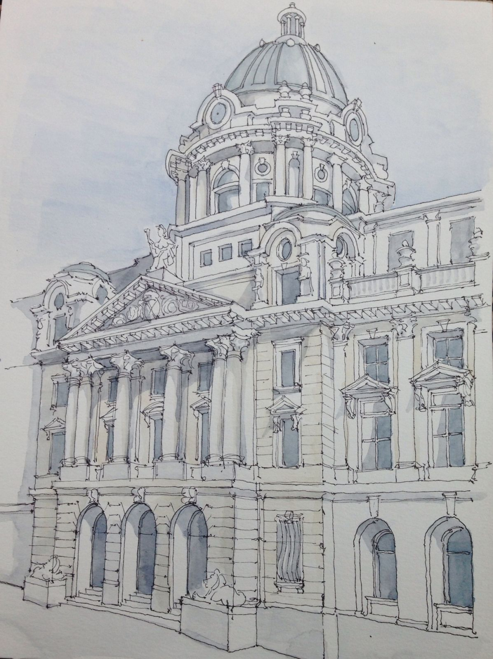 Рисование архитектурных сооружений