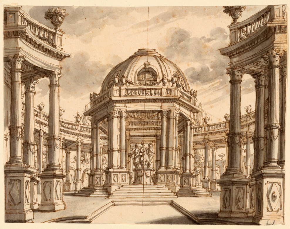 Архитектурные зарисовки Микеланджело