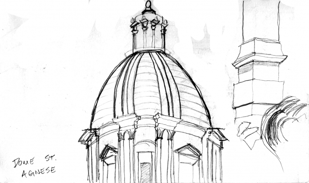 Наброски архитектурных деталей